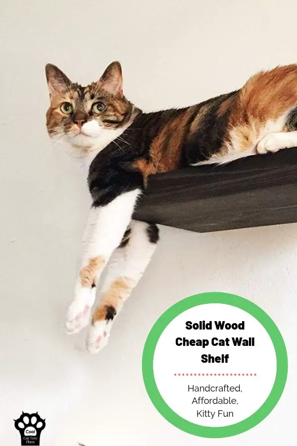 This solid wood cheap cat wall shelf is handcrafted and sure to go beautifully with your home decor.