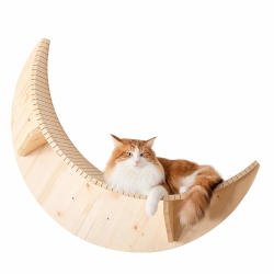 The Luna cat shelf is a glorious moon themed cat shelf.